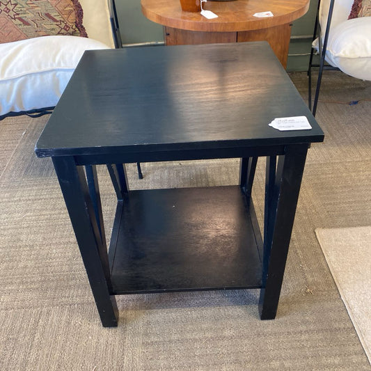 Black Angled Support Side Table C SIDE TABLES