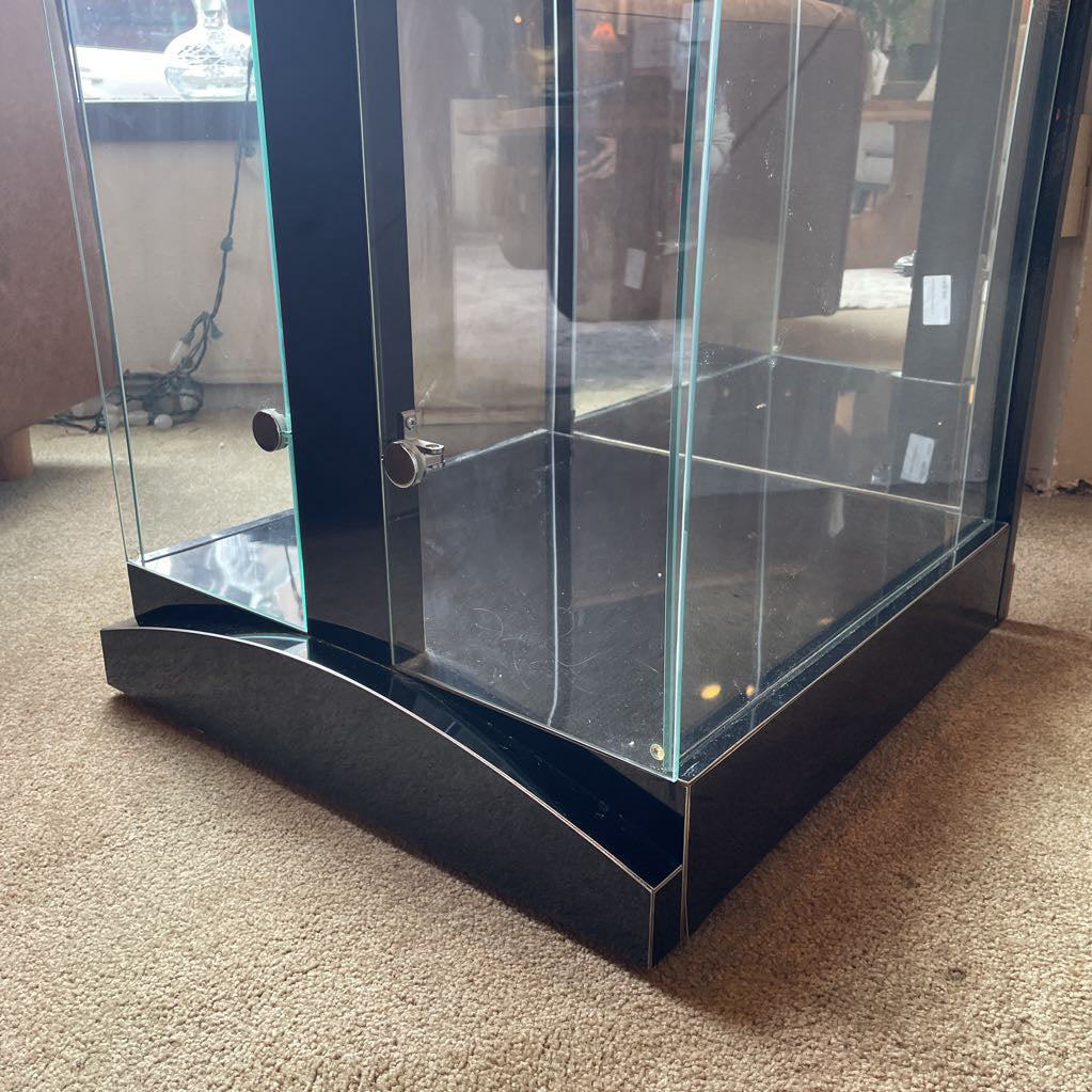 Flaired Glass Curio Cabinet C CABINETS