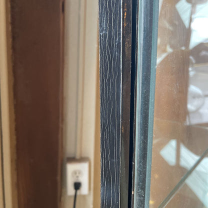 Flaired Glass Curio Cabinet C CABINETS