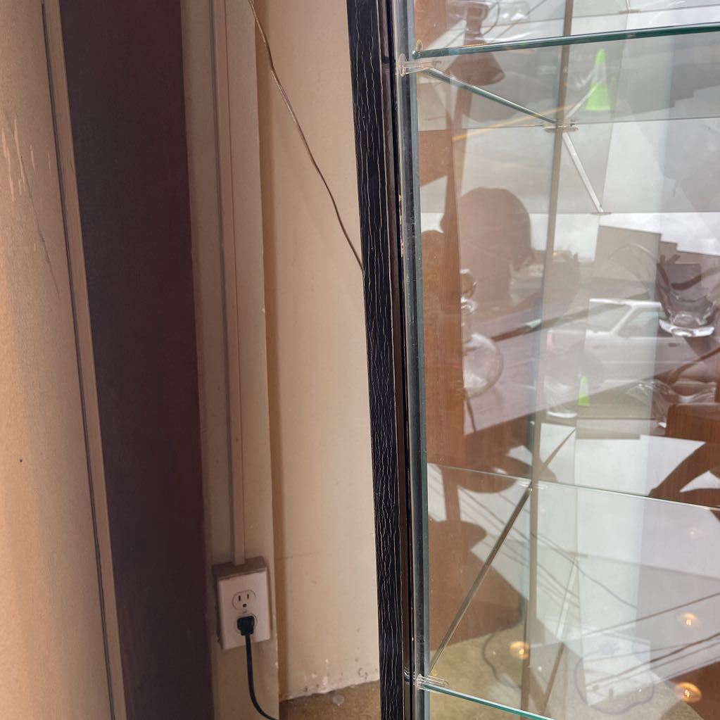 Flaired Glass Curio Cabinet C CABINETS
