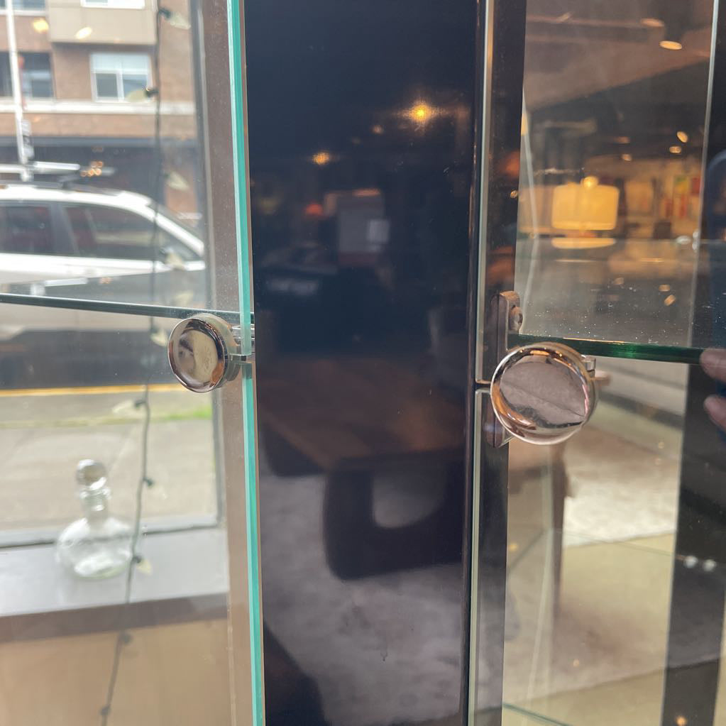 Flaired Glass Curio Cabinet C CABINETS