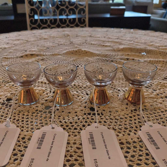 Crystal Gold Shot Glass SMALLS