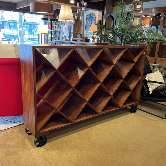 Roca Bookcase with Wheels