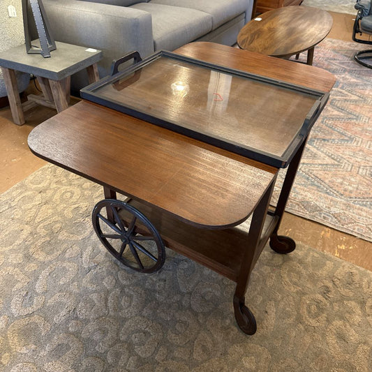 Tea Cart W/ Glass Top