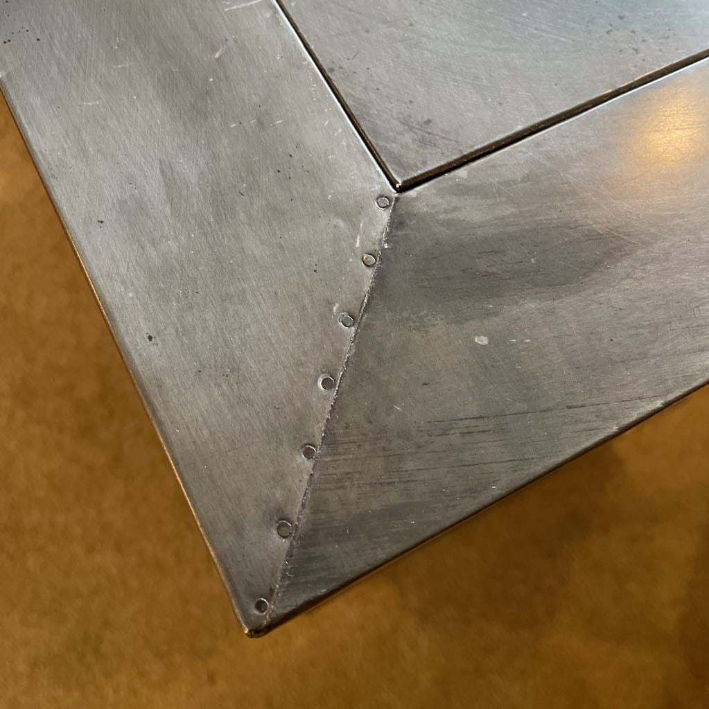 RH Metal Finish 1 Drawer Nightstand
