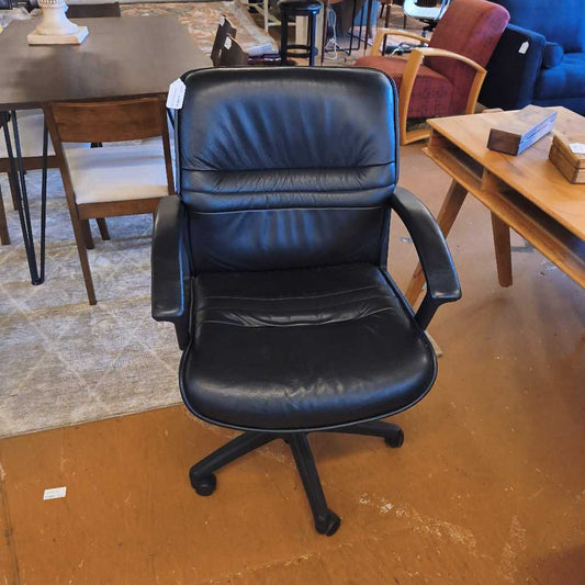 Black Leather Office Chair