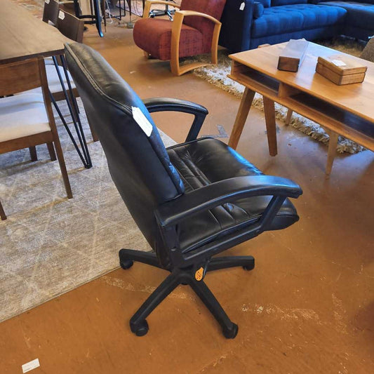 Black Leather Office Chair
