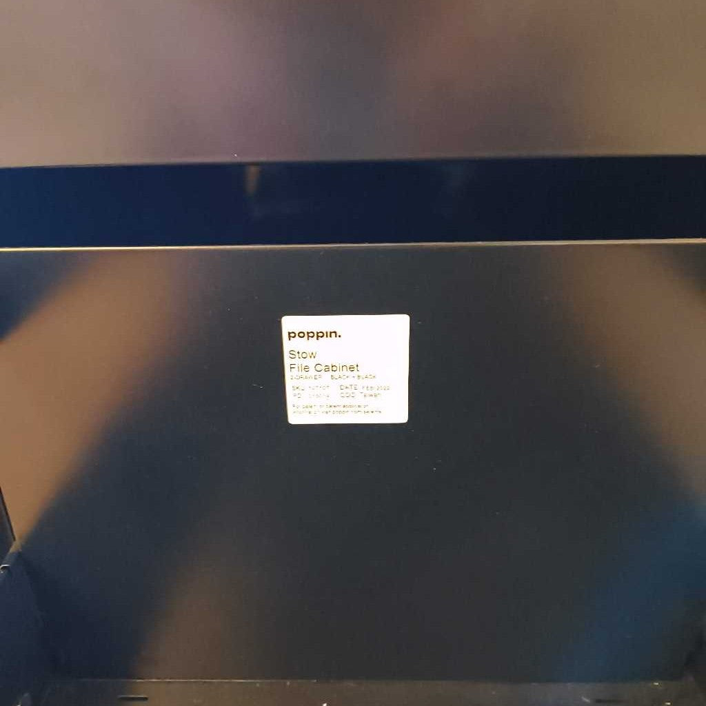 Black Filing Cabinet W/ Key C CABINETS