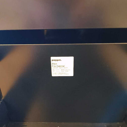 Black Filing Cabinet W/ Key C CABINETS