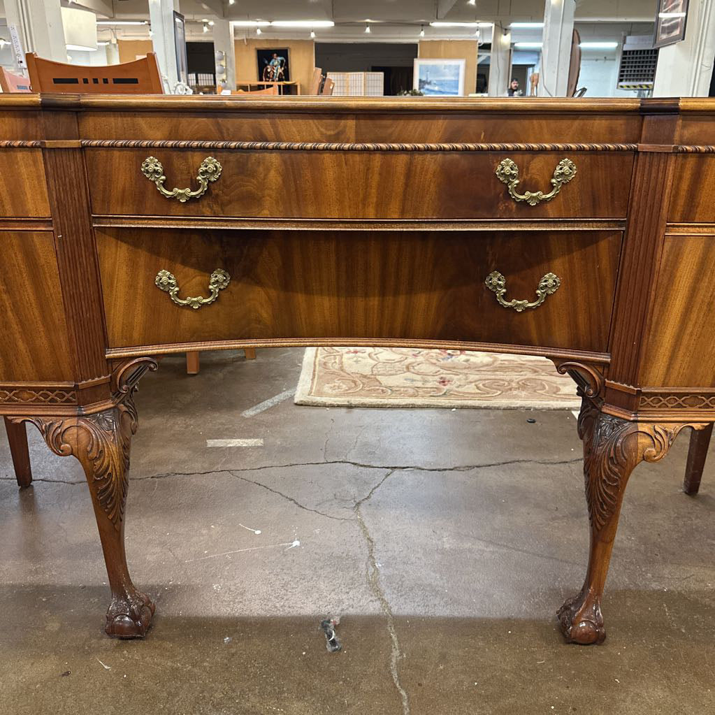 Antique Clawfoot Buffet C SIDEBOARDS