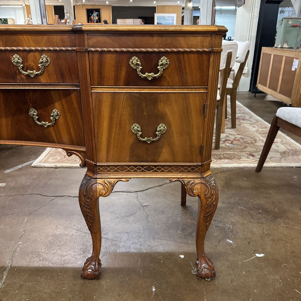 Antique Clawfoot Buffet C SIDEBOARDS