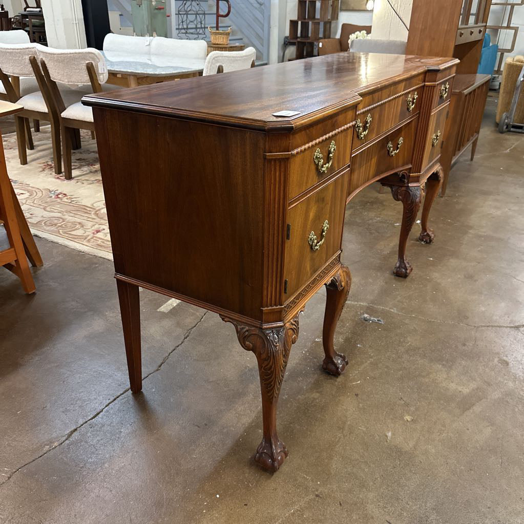 Antique Clawfoot Buffet C SIDEBOARDS