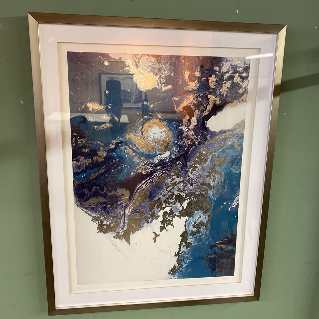 Signed & Numbered Satelite Image Abstract ART