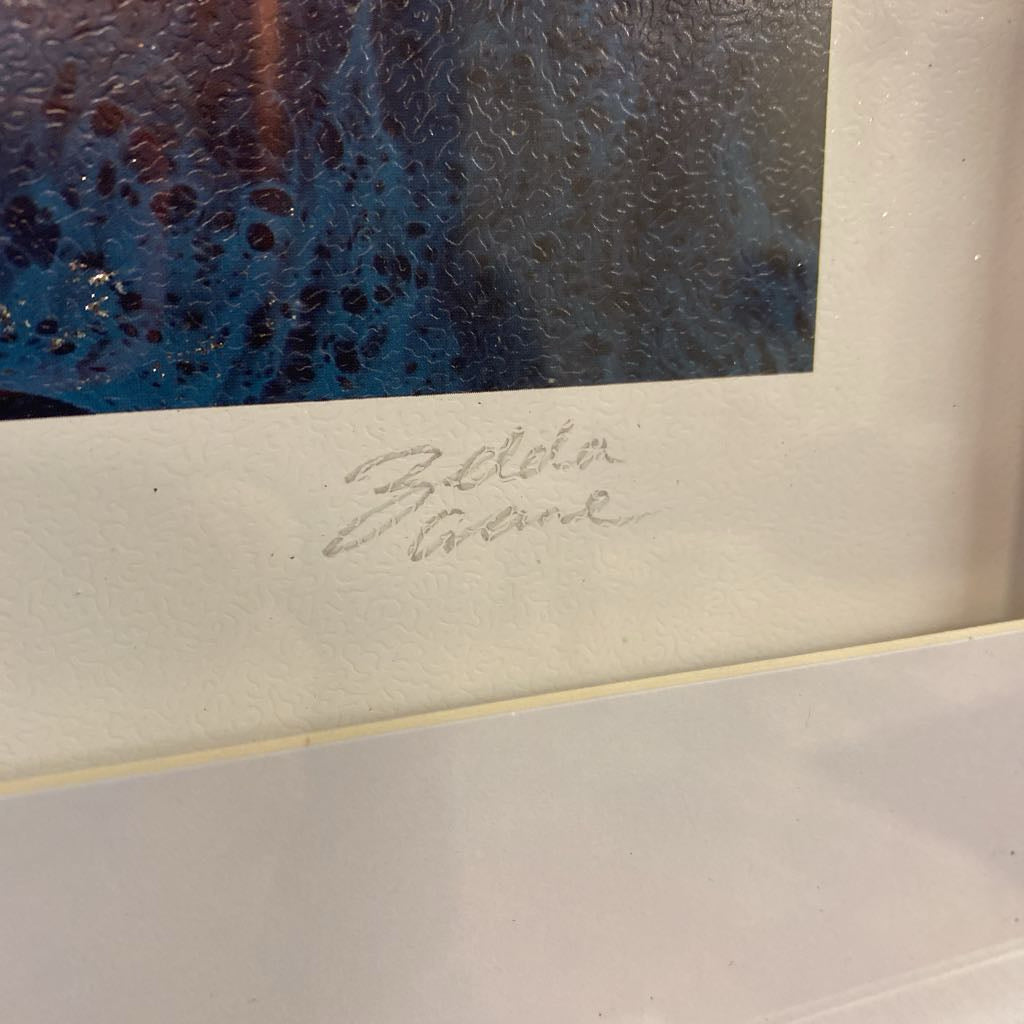 Signed & Numbered Satelite Image Abstract ART