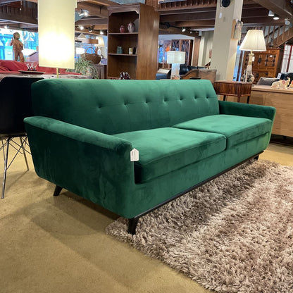 Emerald Green Velvet Dream Sleeper Sofa