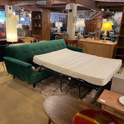 Emerald Green Velvet Dream Sleeper Sofa