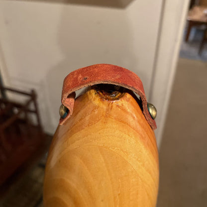 Wood Net Bouy with Carved Fishing Boat & Lighthouse Scene UNIQUE FINDS