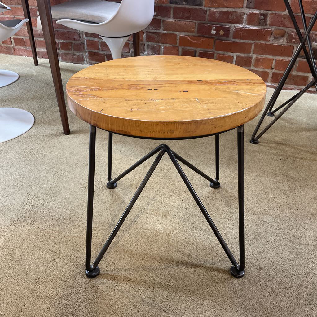 GARZA MARFA Wood & Metal Stool C STOOLS