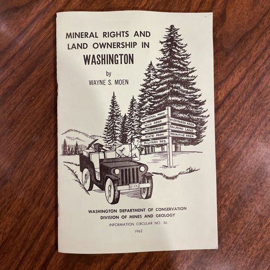 Land Ownership/Washington Vintage Handbook UNIQUE FINDS