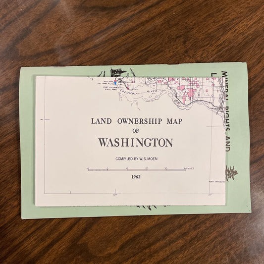 Land Ownership/Washington Vintage Handbook UNIQUE FINDS