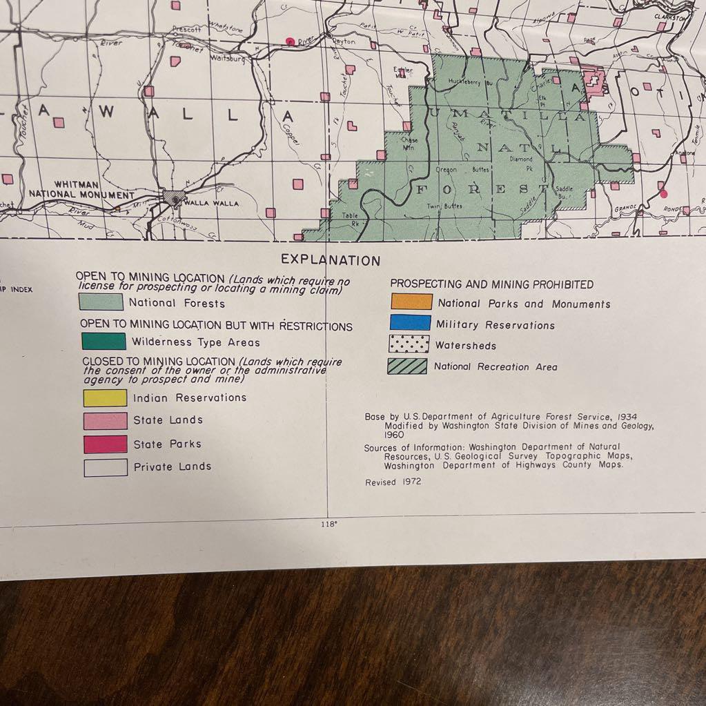 Land Ownership/Washington Vintage Handbook UNIQUE FINDS