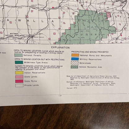 Land Ownership/Washington Vintage Handbook UNIQUE FINDS
