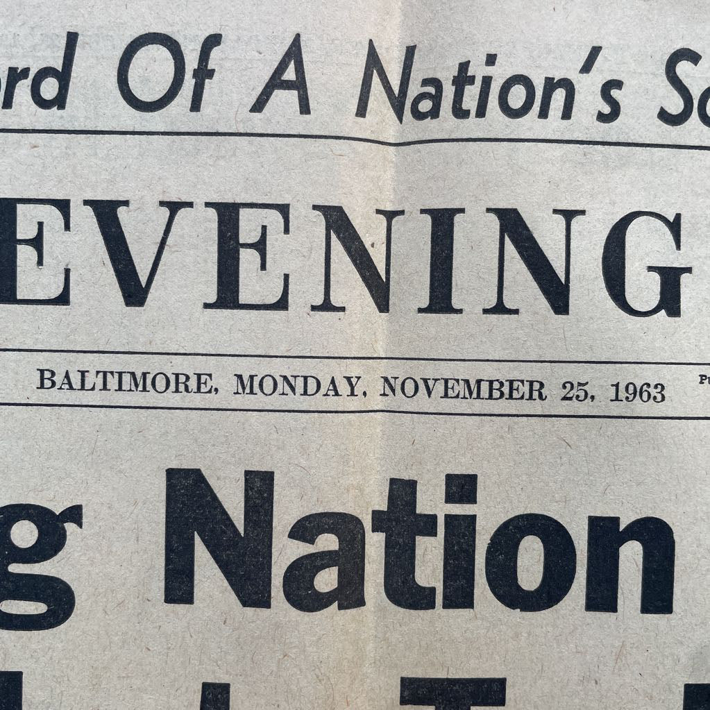 JFK Funeral Coverage Newspapers