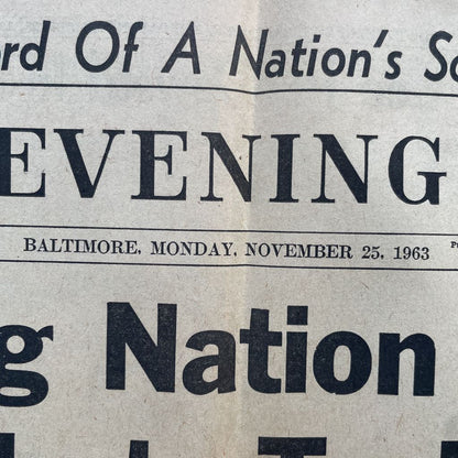 JFK Funeral Coverage Newspapers