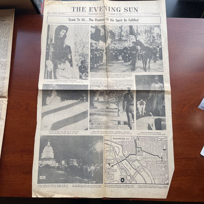 JFK Funeral Coverage Newspapers