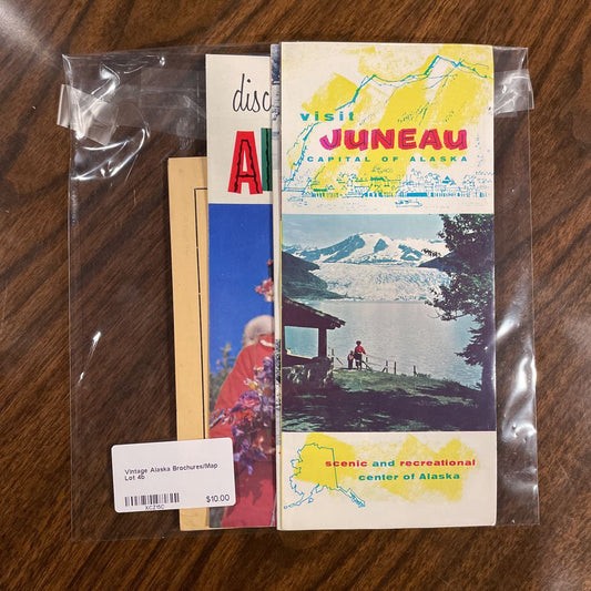 Vintage Alaska Brochures/Map Lot UNIQUE FINDS