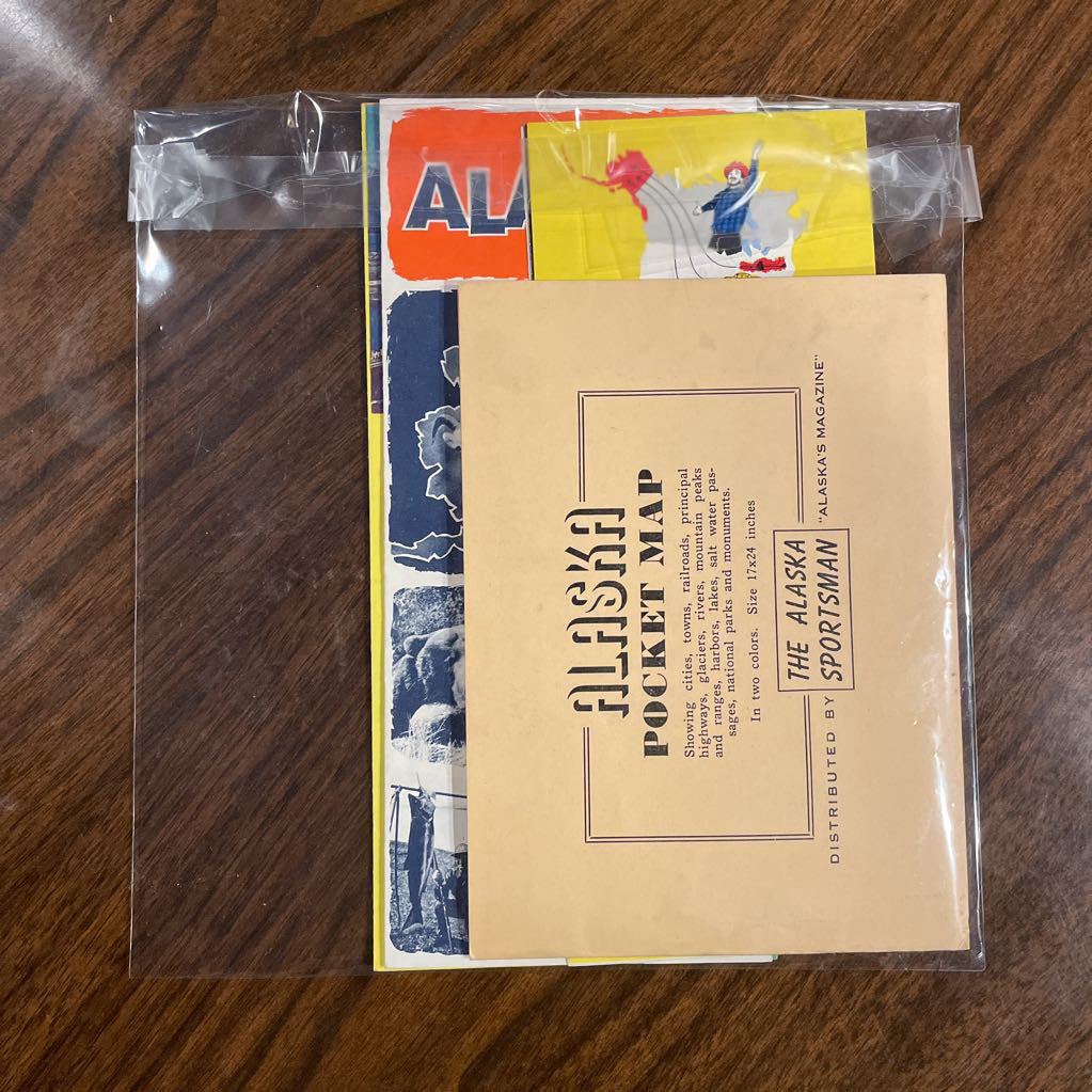 Vintage Alaska Brochures/Map Lot UNIQUE FINDS