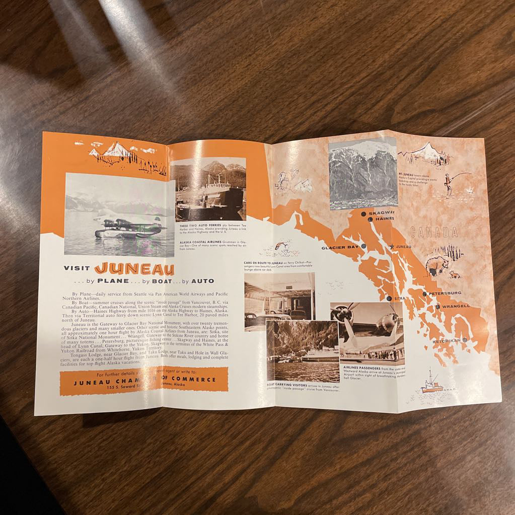 Vintage Alaska Brochures/Map Lot UNIQUE FINDS