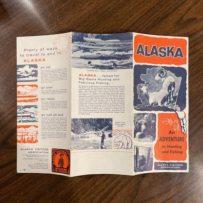 Vintage Alaska Brochures/Map Lot UNIQUE FINDS