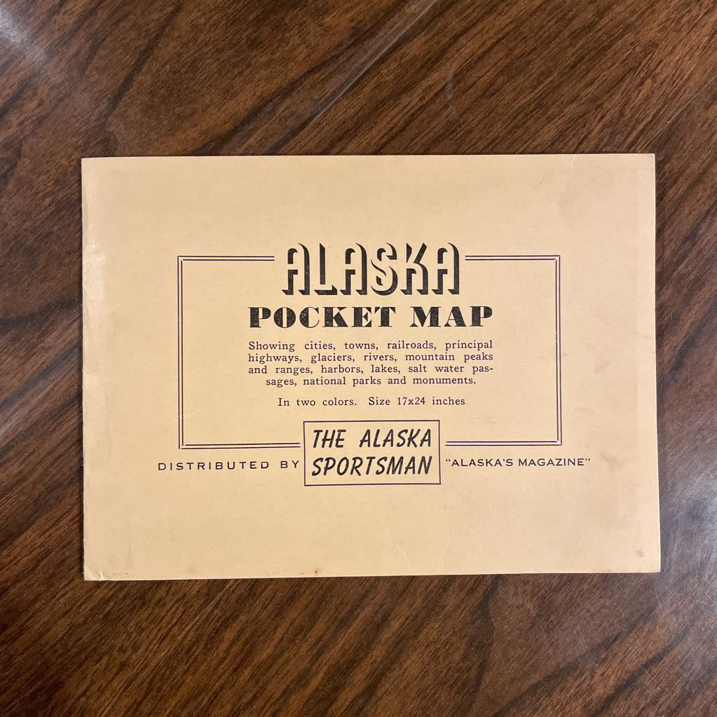 Vintage Alaska Brochures/Map Lot UNIQUE FINDS