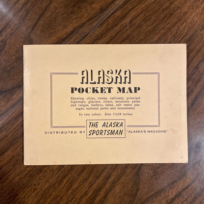 Vintage Alaska Brochures/Map Lot UNIQUE FINDS