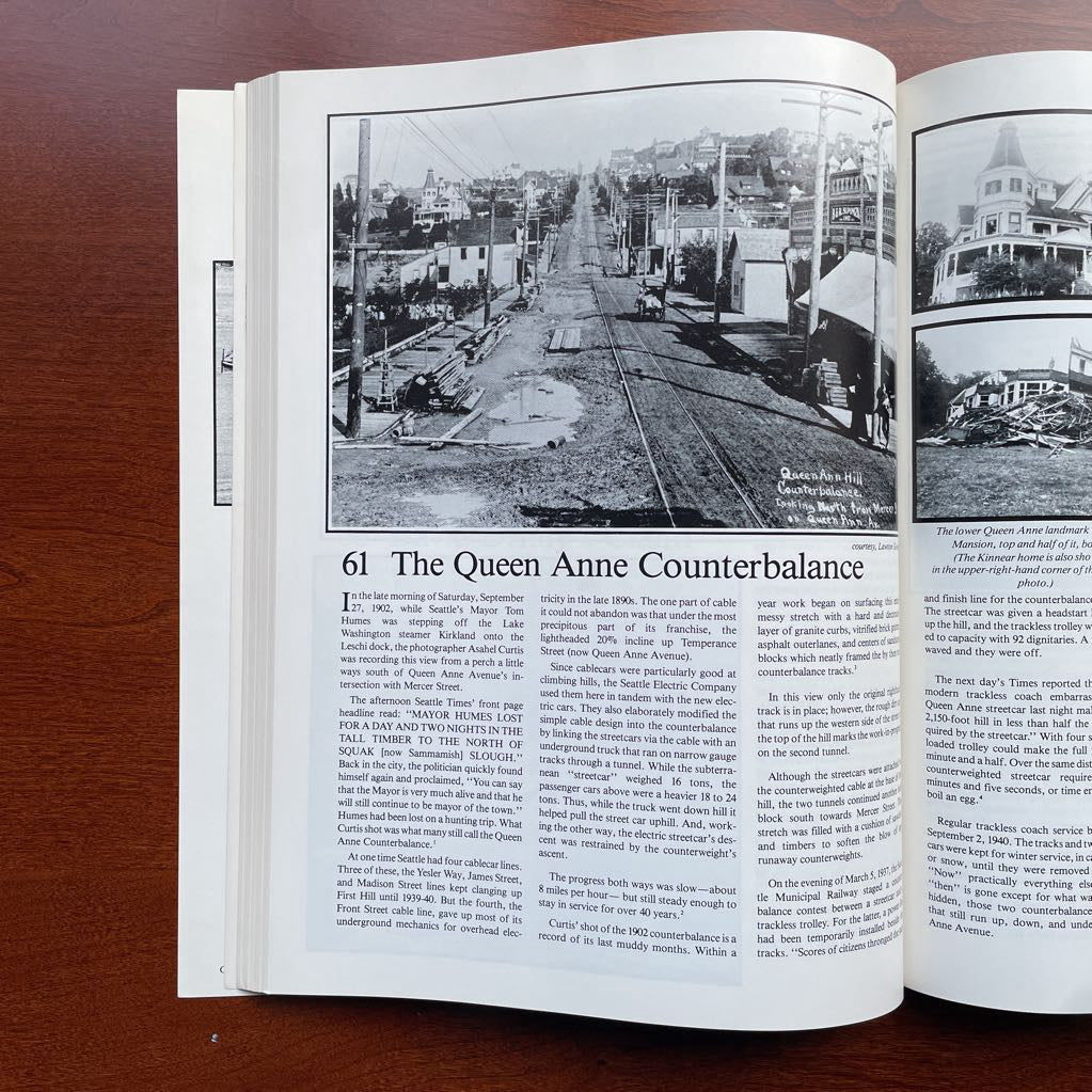 Seattle Now & Then Book--Paul Dorpat UNIQUE FINDS