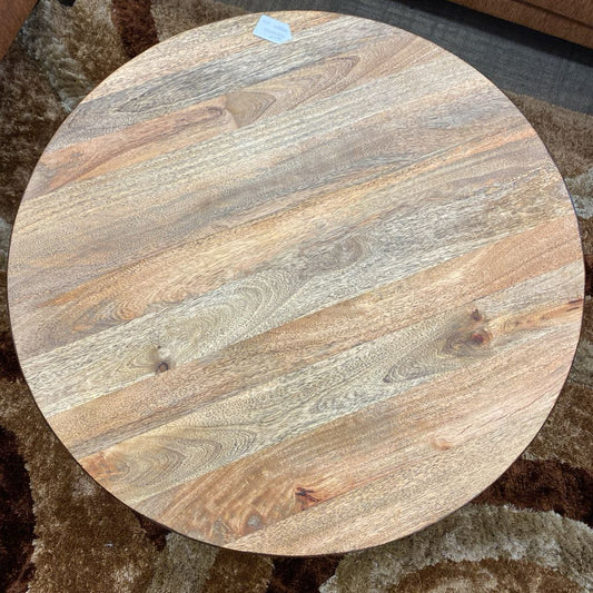 WILLIAMS SONOMA Round Hardwood Coffee Table