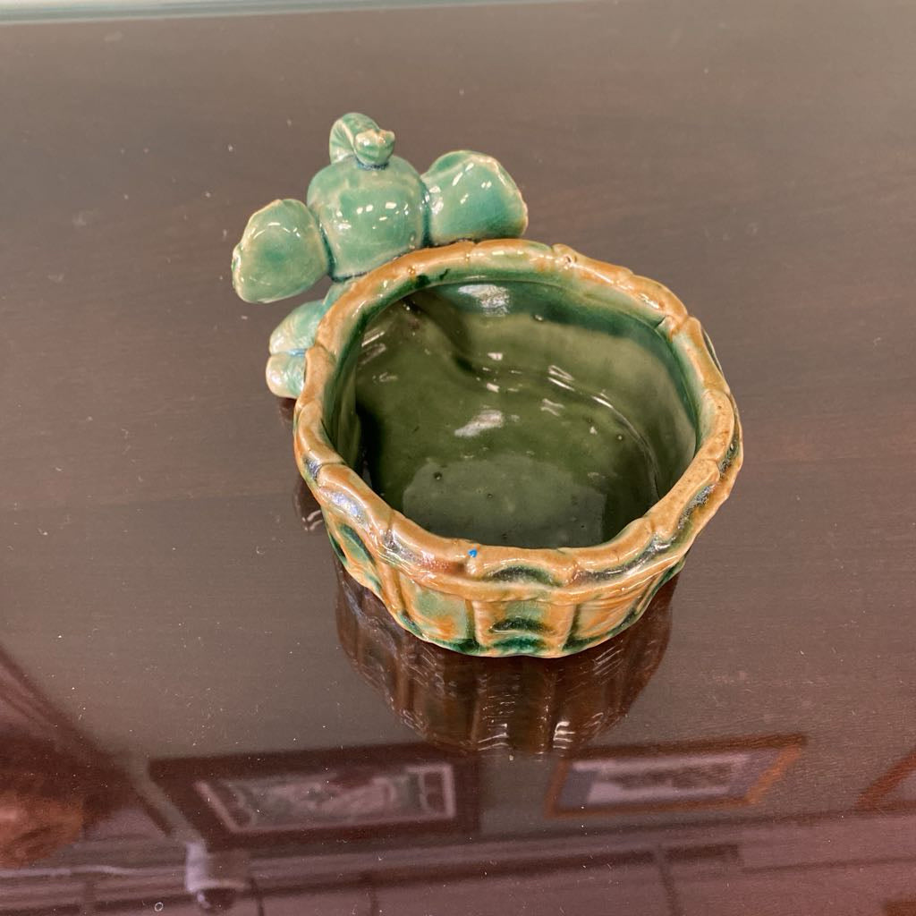 Vintage Ceramic Elephant Planter Dish UNIQUE FINDS