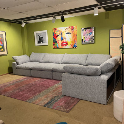 Bruges Pebble Grey Corner Sectional U SECTIONALS CORNER