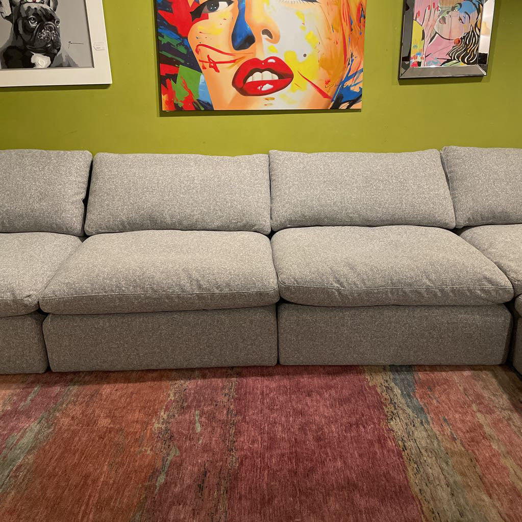 Bruges Pebble Grey Corner Sectional U SECTIONALS CORNER