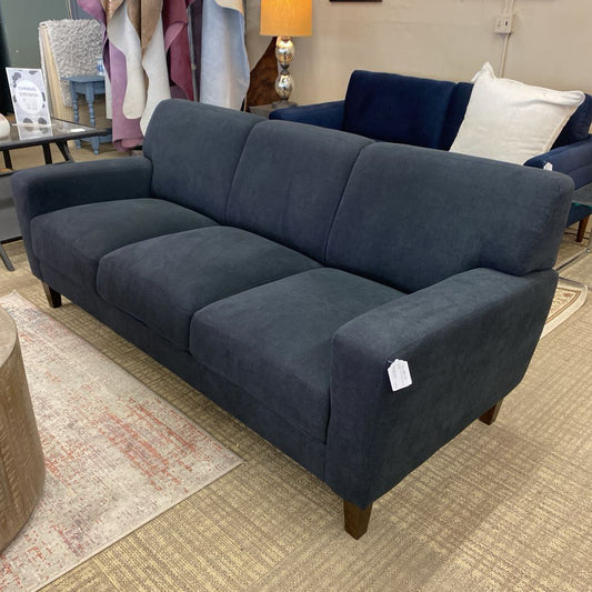 Charcoal Three Cushion Sofa (AS IS)