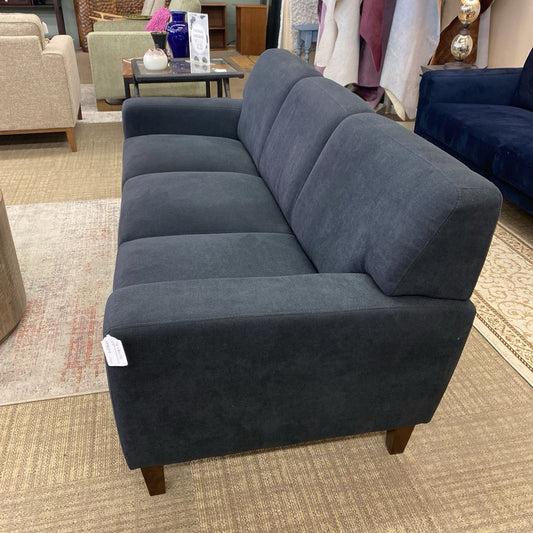 Charcoal Three Cushion Sofa (AS IS)