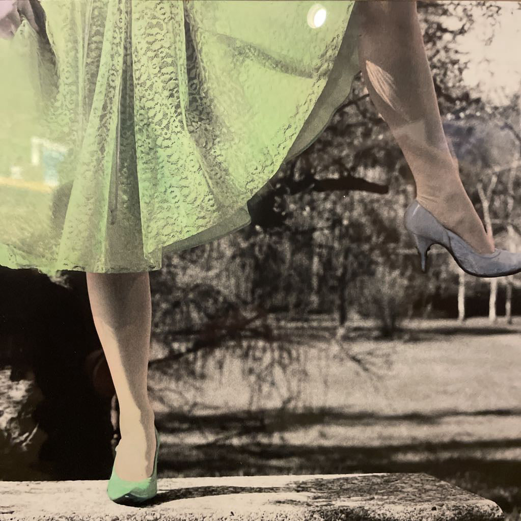 Green Skirt and Shoe Lady Framed Photo ART