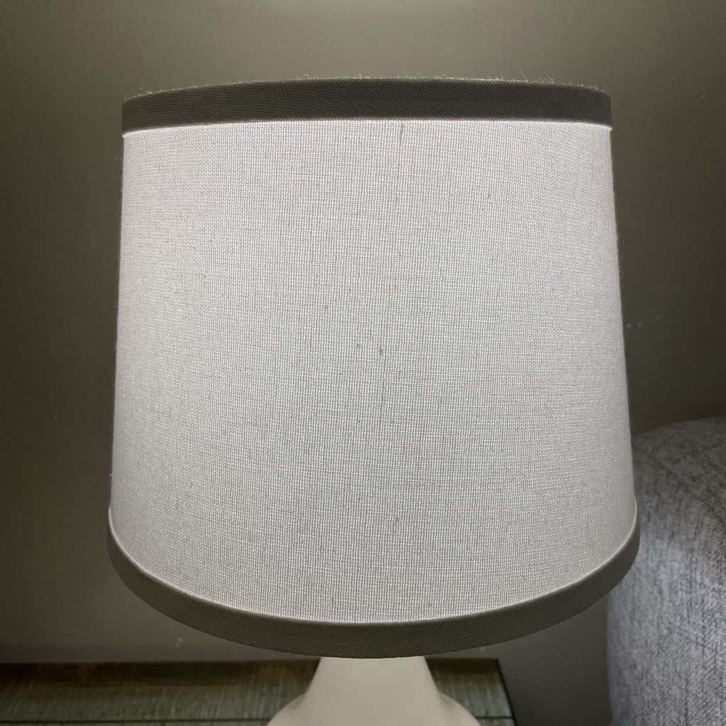 Cream Ceramic Base Small Table Lamp LAMPS