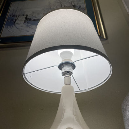 Cream Ceramic Base Small Table Lamp LAMPS