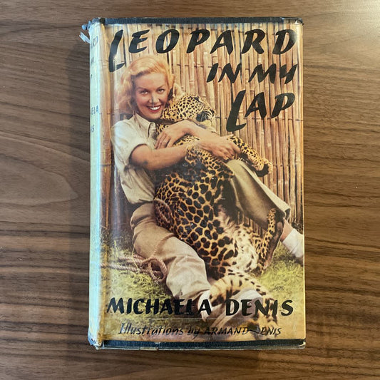 Leopard on My Lap Vintage Book