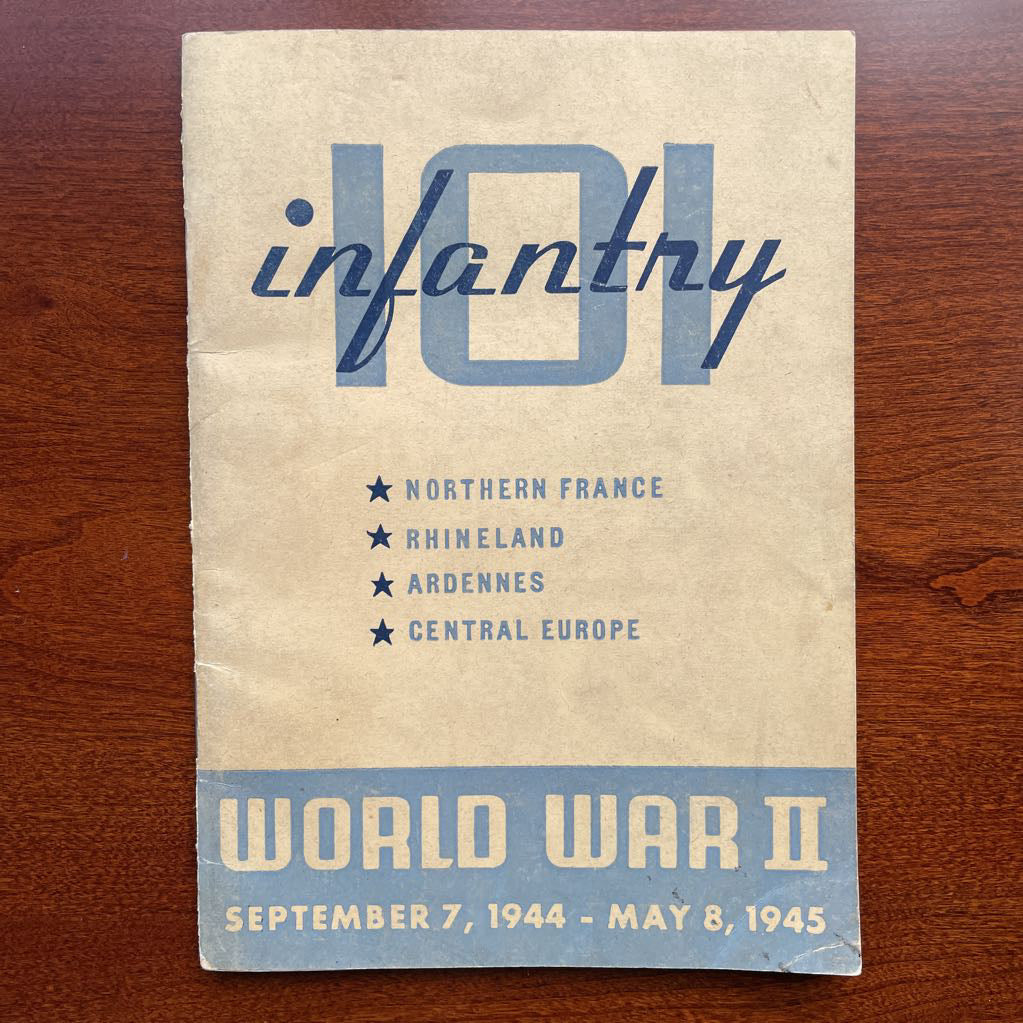 WWII Infantry 101 Handbook UNIQUE FINDS