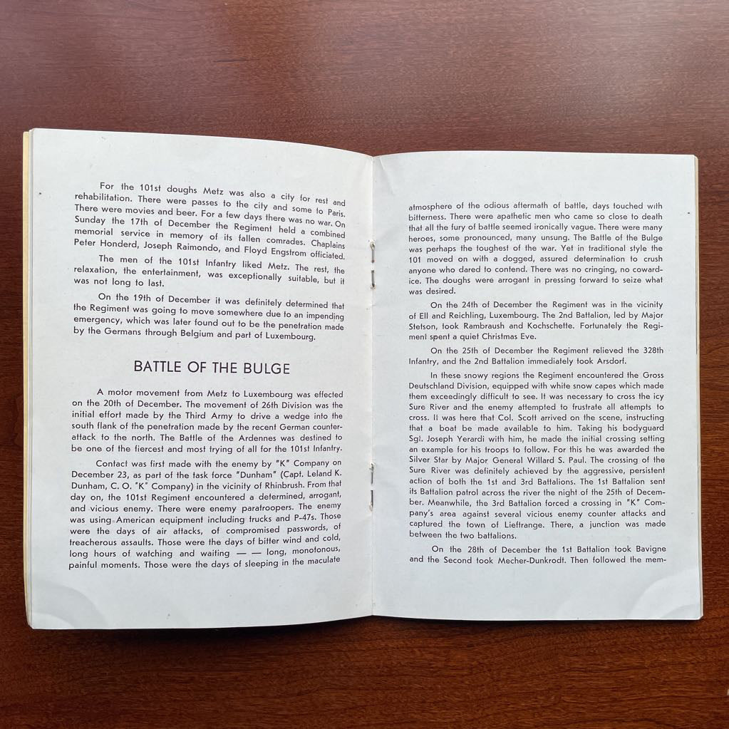 WWII Infantry 101 Handbook UNIQUE FINDS