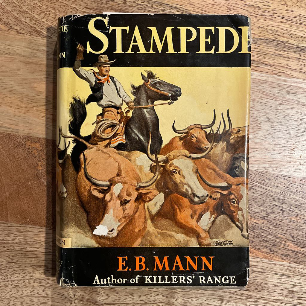 Stampede! Vintage Western Book UNIQUE FINDS