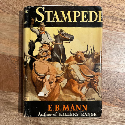 Stampede! Vintage Western Book UNIQUE FINDS